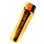  Bricheta Cu Gaz, Antivant, Reincarcabila, Galbena, Personalizata Cu Textul Tau (DLMGG-3889) Bricheta