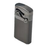  Bricheta Metalica Cu Gaz, Antivant, Model Flip, Reincarcabila, Gri, Cutie (DLMGG-3203) Bricheta