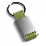  Breloc Din Metal Si Chingi, 28 X 60 X 6 Mm, Verde (DLMGG-4547)
