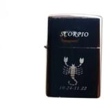  Bricheta Metalica Gravata Zodie Scorpion, Scorpio Zodiac, 3, 5 X 5.5 Cm (DLMGG-4680) Bricheta