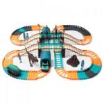  Jucarie De Constructie, 2 Masini Cu Dinozaur Electric, Circuit De Curse, Pentru Copii, 60 X 53 X 14 Cm (DLMGG-4302)
