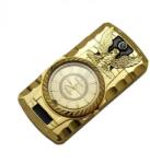 Bricheta Model Vultur Cu Ceas, Lumini Multicolor, Antivant, Auriu (DLMGG-4870) Bricheta
