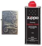  Bricheta Tip Zippo, 3d Relief, Metalica, King Of 4wd Si Lichid Zippo 125 Ml M2 (DLMGG-323) Bricheta
