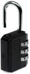  Lacat Din Metal Cu Cifru 999 Combinatii, 3 Linii, Negru, 5.5 X 3 X 1 Cm (DLMGG-3314)