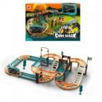  Jucarie De Constructie, 49 De Piese, circuit De Curse, Masini Cu Dinozaur Electric, Pentru Copii (DLMGG-4286)
