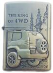  Bricheta Tip Zippo, 3d Relief, Metalica, King Of 4wd M4 (DLMGG-317) Bricheta