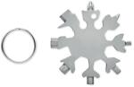  Surubelnita Multifunctionala Cu Breloc, 17 Functii, Gri, 6, 3x6, 3x0, 7 Cm (DLMGG-3610)