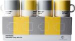 Copenhagen Design Căni pentru espresso Pantone 120 ml gri-galben 4 buc (101042021)