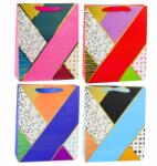 Lean Ajándéktasak Papír Geometriai Minták 32 x 26 x 12 cm