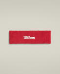 Wilson U terry logo headband червено, бяло uni (wu00019331rdb)