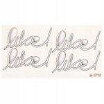 Scrapiniec Like karton 4 db-os felirat szett Scrapiniec (3712)