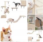  Mászófal 10 db-os függőágy macskáknak, búvóhely kaparófa (23445354545)