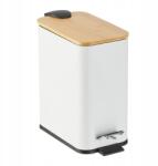 Relaxdays Szemeteskosár Relaxdays 5 literes, fehér (1004735849)