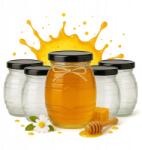 Bimberek 20 db Ul 380 ml-es üveg mézes, lekváros, dzsemes, esküvői ajándék üveg (20x Słoik Szklany UL 500 ml sloik ozdobny)