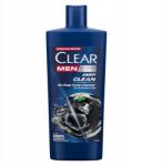 CLEAR Men Deep Clean korpásodás elleni sampon aktív szén, menta 610 ml