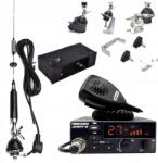 CB President Komplett Cb Rádió Szett Jimmy III Félzseb Antenna Tartó Tir Busz (3628/4318/354/Uchwyt)