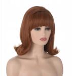  Paróka a 60-as évekből Fvcent 70's Retro stílusú kaptár Vintage stílusban (Életre kelt) (B0DLZL69RZ)