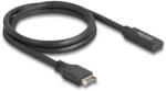 Delock USB 10 Gbps E-típusú A-kulcs kábel 20 tűs apa - USB Type-C anya 70 cm (85666) (85666) - flylite