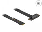 Delock M. 2 kulcs M - PCIe x4 NVMe adapter hajlított 20 cm hosszú kábellel (64132) - flylite