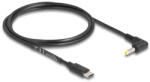Delock USB tápkábel > DC 4, 0 x 1, 7 mm apa 90 1, 5 m (85665) (85665)