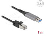 Delock USB LAN kábel USB A-típusú RJ45 Gigabites Ethernet, 1 m (60755)