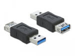 Delock USB-A apa csatlakozó - USB-A anya csatlakozó adat blokkoló (66497) (66497) - flylite
