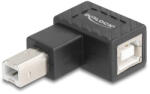 Delock USB 2.0 adapter B-típusú USB apa B-típusú USB anya 90 -ban balra hajlított (67207) (67207) - flylite