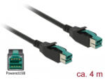 Delock PoweredUSB kábel apa 12 V > PoweredUSB apa 12 V 4 m, POS nyomtatókhoz és csatlakozókhoz (85495) - flylite