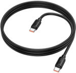 hoco. X115 Surpass 240 W-os gyors töltésű adatkábel C-C fekete (HC652018)