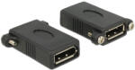 Delock adapter Displayport 1.1 anya > Displayport anya panelra rögzíthető (85123)