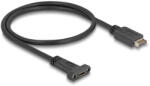 Delock USB 10 Gbps kábel E-típusú A kulcs USB 20 tűs apa - USB Type-C panel-rögzítős anya 50 cm (85526) (85526) - flylite