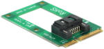 Delock MiniPCIe átalakító mSATA teljes méret > 1 x SATA 7 pin anya (95240) - flylite