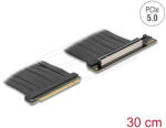 Delock PCI Expressz riser kártya 5.0 x16 apa - x16 szlot kábellel 30 cm (81593) - flylite