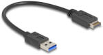 Delock USB 10 Gbps kábel E-típusú A kulcsos USB 20 tűs apa A-típusú USB apa 30 cm (85449) (85449)