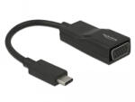 Delock Adapter USB Type-C csatlakozódugóval > VGA csatlakozóhüvellyel (DP váltakozó mód) (63923) (63923) - flylite