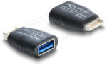 Delock Adapter USB 5 Gbps E típusú B kulcsos USB 5 Gbps A típusú aljzat (67340) - flylite