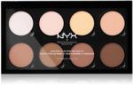 NYX Professional Makeup Highlight & Contour Pro Palette kontúr paletta, 21, 6 g