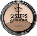 NYX Professional Makeup 3 Steps To Sculpt 01 Fair 15 g