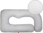 Scamp Kismama komfort párna 80 × 150 cm LittleHeartGrey