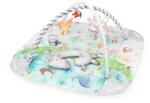 Lionelo Salteluta cu Activitati Senzoriale Lionelo Anika 8 Jucarii Husa din Bambus 116x112CM 0 Luni+ Multicolor (LO-ANIKA_NATURAL)