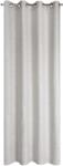 Eurofirany Anita Dekoratív függöny fém gyűrűkkel, 140x250 cm, ezüst