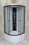 Sanotechnik Cabina de dus completa, Future Black, 90x90x215 cm (BW950)