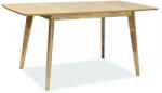 SIGNAL MEBLE Brando Kihúzható Tölgyfa Étkezőasztal (BRANDOD120)
