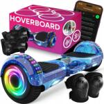Retoo 10" LED-es Hoverboard Bluetooth hangszoróval - Kék (E031-2)