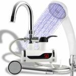 Retoo vízmelegítős Csaptelep zuhanyfejjel, LCD kijelzővel 3000W (O178)