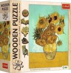 Trefl Puzzle Trefl, Van Gogh, Sunflowers, puzzle din lemm, 200 piese