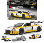 Mattel Brick Shop Mattel Brick Shop, Hot Wheels, '15 Audi R8 LMS, set de blocuri, 820 piese