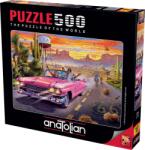 Anatolian Puzzle Anatolian din 500 piese - Drumul 66 (P3634) Puzzle