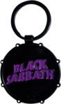 Black Sabbath Wavy Logo & Daemon Drum (Double Sided) Ключодържател (<![CDATA[BSKEY12]]>)