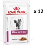 Royal Canin Renal Feline marha 12 x 85 g nedves táplálék macskáknak krónikus vesebetegségben